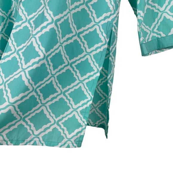 Cape Madras Medium Geometric Print Tunic - Picture 4 of 6